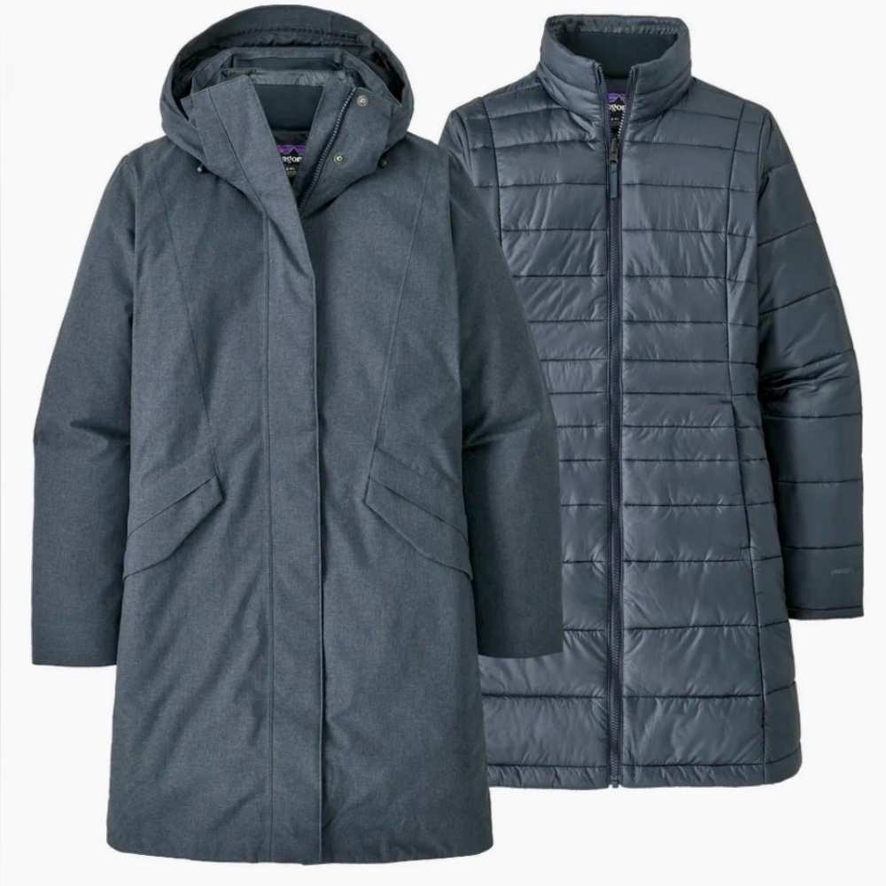 Patagonia dark gray Women's Jacket-Women's Vosque 3-in-1 Parka; Style #28567